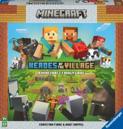 Ravensburger Minecraft Heroes Of The Village, Versione Italiana, Gioco Da Tavolo Strategico, 1-4 Giocatori, 7+ Anni
