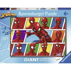 Ravensburger Puzzle 125 Pezzi Formato Giant Per Bambini A Partire Dai 6 Anni Spiderman
