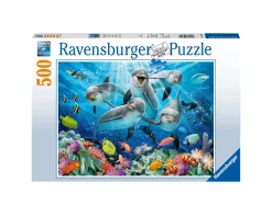 Ravensburger Puzzle 500 Pezzi Delfini