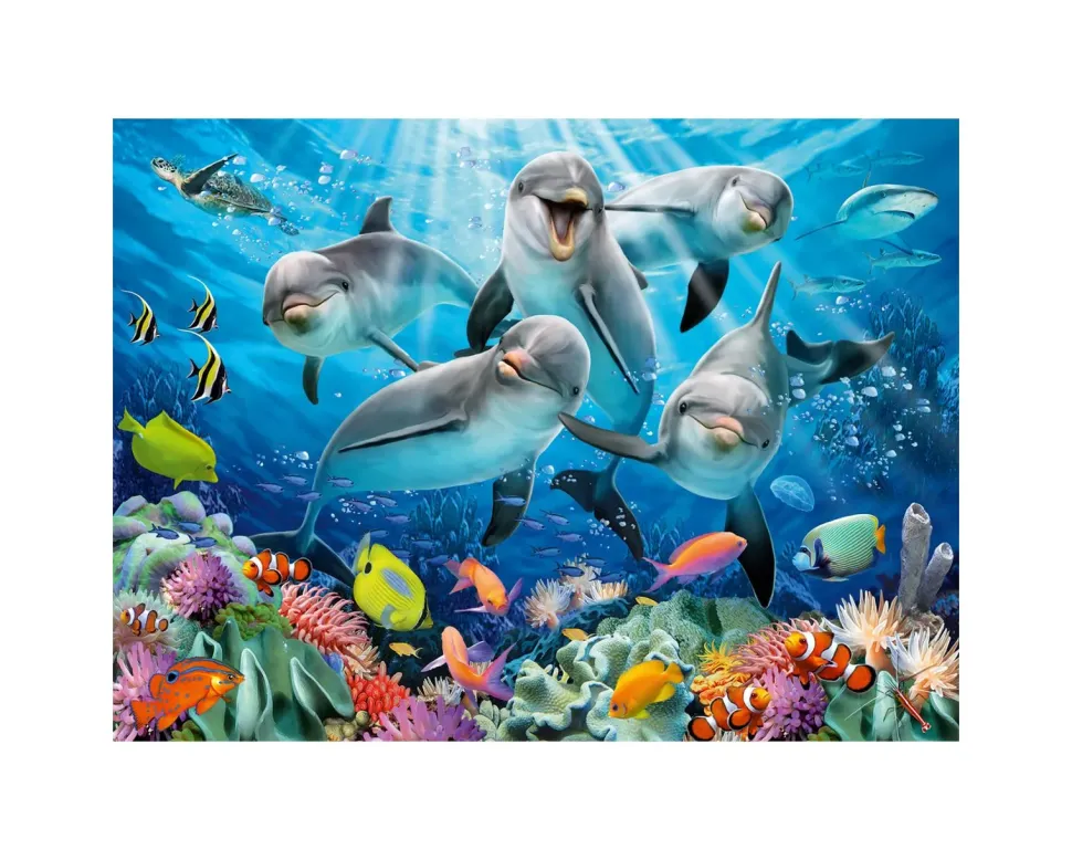 Ravensburger Puzzle 500 Pezzi Delfini