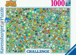 Ravensburger Puzzle Animal Crossing Challenge, 1000 Pezzi, Puzzle Adulti