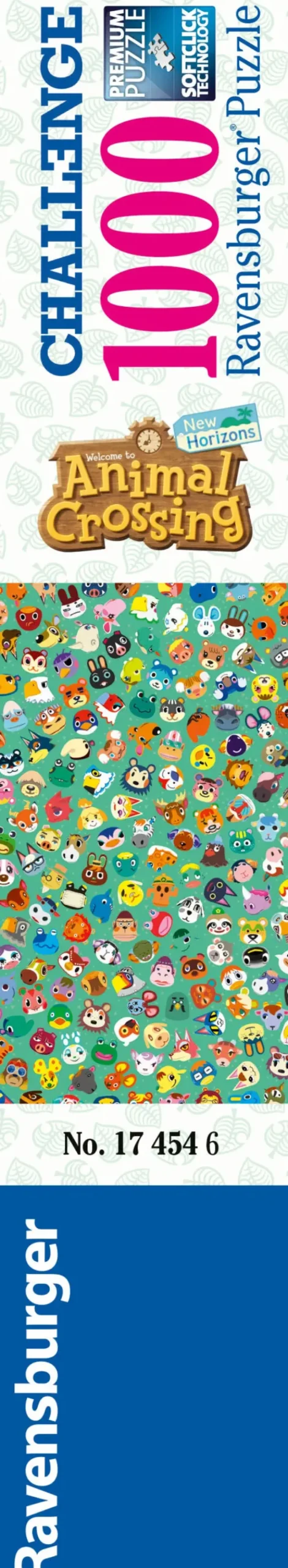 Ravensburger Puzzle Animal Crossing Challenge, 1000 Pezzi, Puzzle Adulti