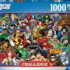 Ravensburger Puzzle Dc Comics Challenge, Collezione Challenge, 1000 Pezzi, Puzzle Adulti