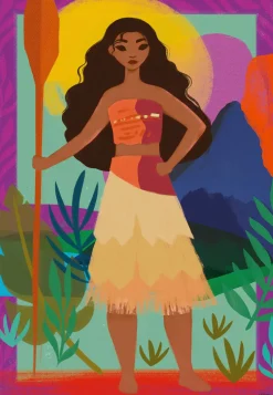 Ravensburger Puzzle Disney Oceania, 300 Pezzi, 8+, Limited Edition Disney 100