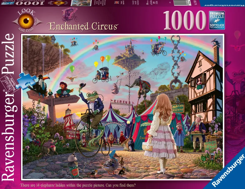 Ravensburger Puzzle Il Circo Magico, 1000 Pezzi, Puzzle Adulti