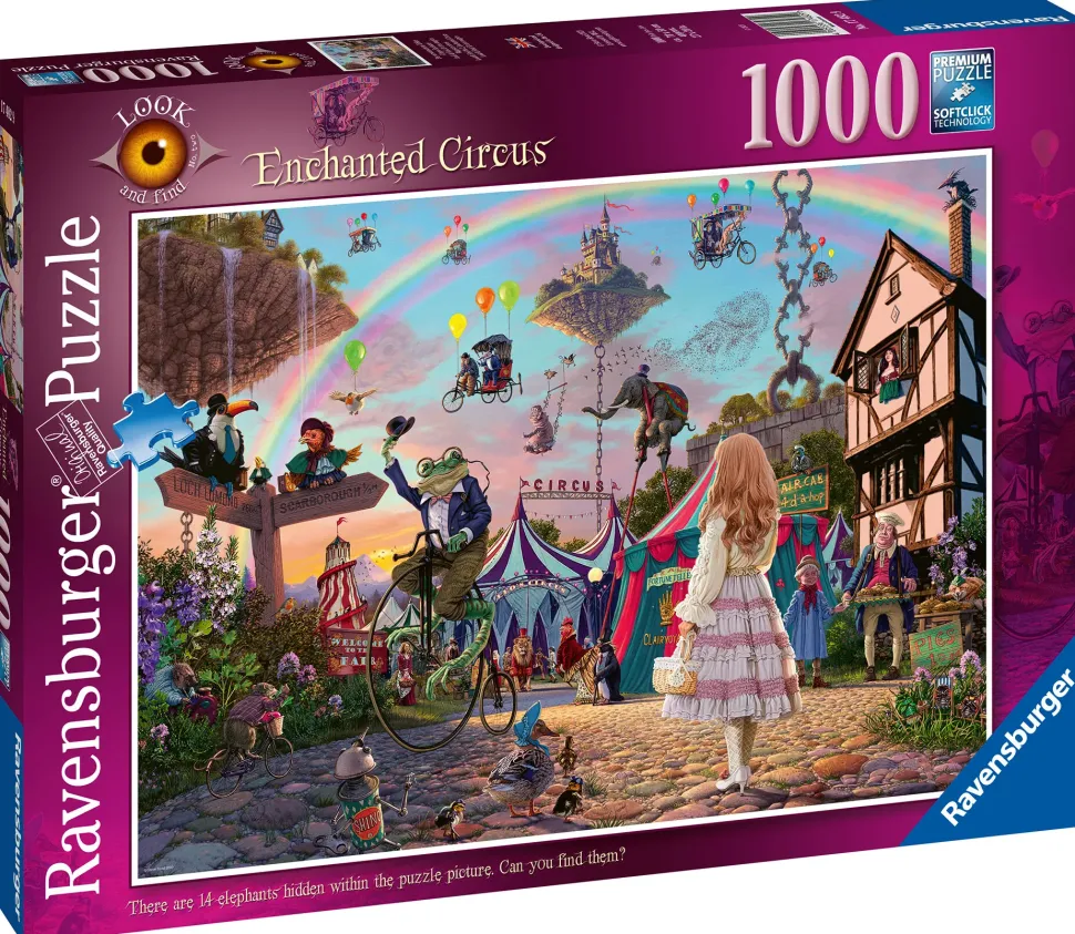 Ravensburger Puzzle Il Circo Magico, 1000 Pezzi, Puzzle Adulti
