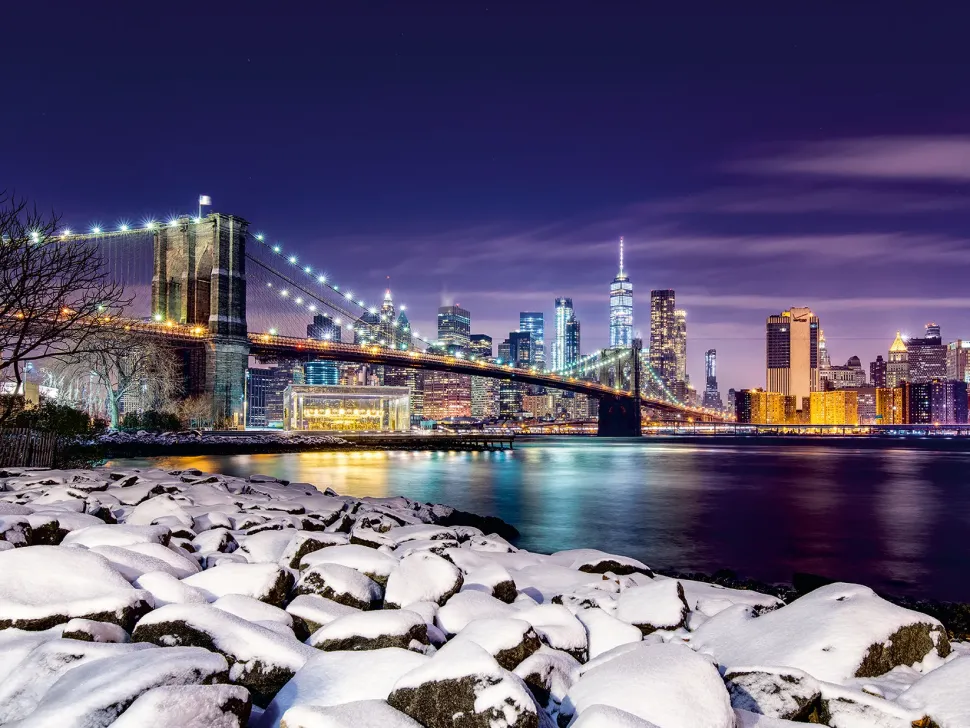 Ravensburger Puzzle Inverno A New York, 1500 Pezzi, Puzzle Adulti