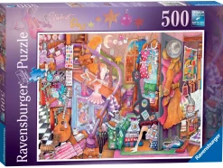 Ravensburger Puzzle La Stanza Della Studentessa, 500 Pezzi, Puzzle Adulti
