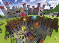 Ravensburger Puzzle Minecraft, 300 Pezzi Xxl, Eta Raccomandata 9+ Anni