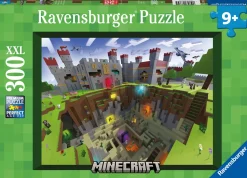 Ravensburger Puzzle Minecraft, 300 Pezzi Xxl, Eta Raccomandata 9+ Anni