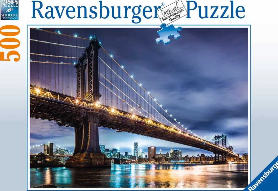 Ravensburger Puzzle New York, 500 Pezzi, Puzzle Adulti