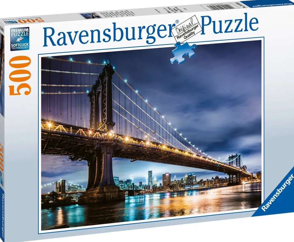Ravensburger Puzzle New York, 500 Pezzi, Puzzle Adulti