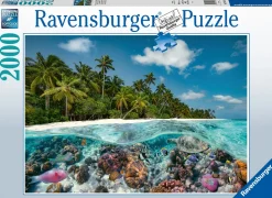 Ravensburger Puzzle Un Tuffo Alle Maldive, 2000 Pezzi, Puzzle Adulti