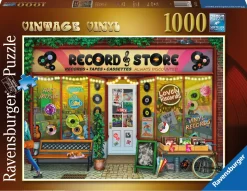 Ravensburger Puzzle Vintage Vinyl, 1000 Pezzi, Puzzle Adulti