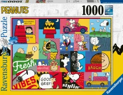 Ravensburger Puzzle Vita Da Peanuts, 1000 Pezzi, Puzzle Adulti