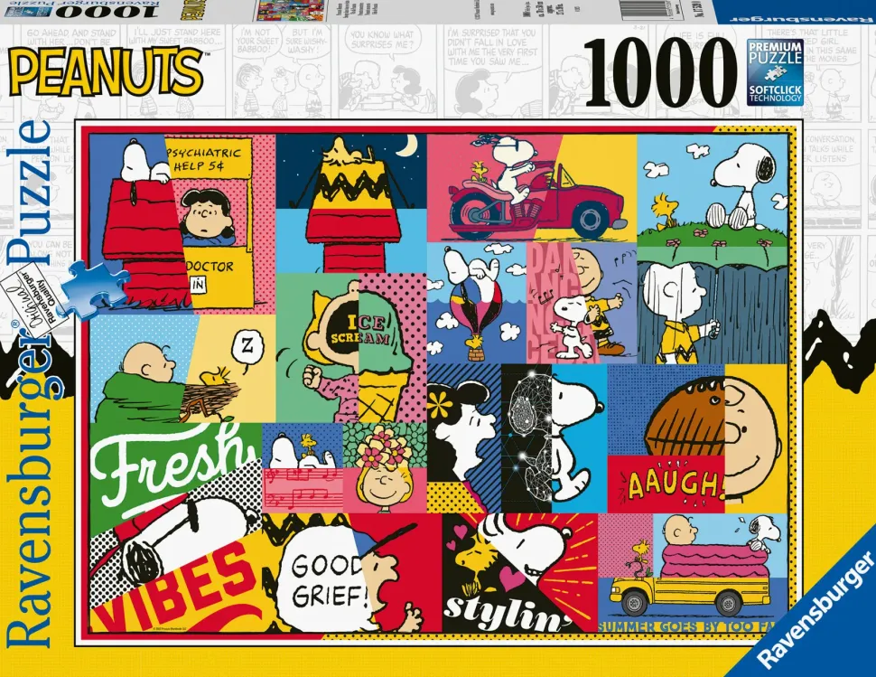 Ravensburger Puzzle Vita Da Peanuts, 1000 Pezzi, Puzzle Adulti