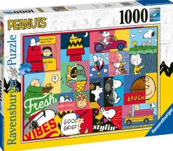 Ravensburger Puzzle Vita Da Peanuts, 1000 Pezzi, Puzzle Adulti