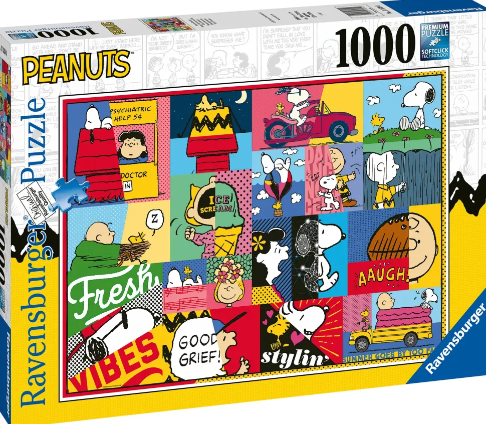 Ravensburger Puzzle Vita Da Peanuts, 1000 Pezzi, Puzzle Adulti