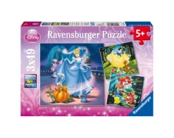 Ravensburger Puzzle 3X49 Pezzi Principesse Disney A
