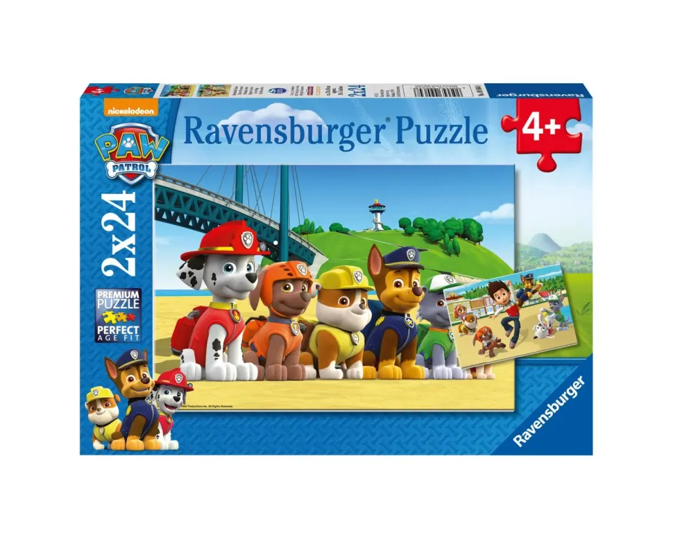 Ravensburger Puzzle 2X24 Pezzi Paw Patrol A