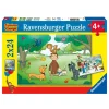 Ravensburger Puzzle 2X24 Pezzi Curioso Come George