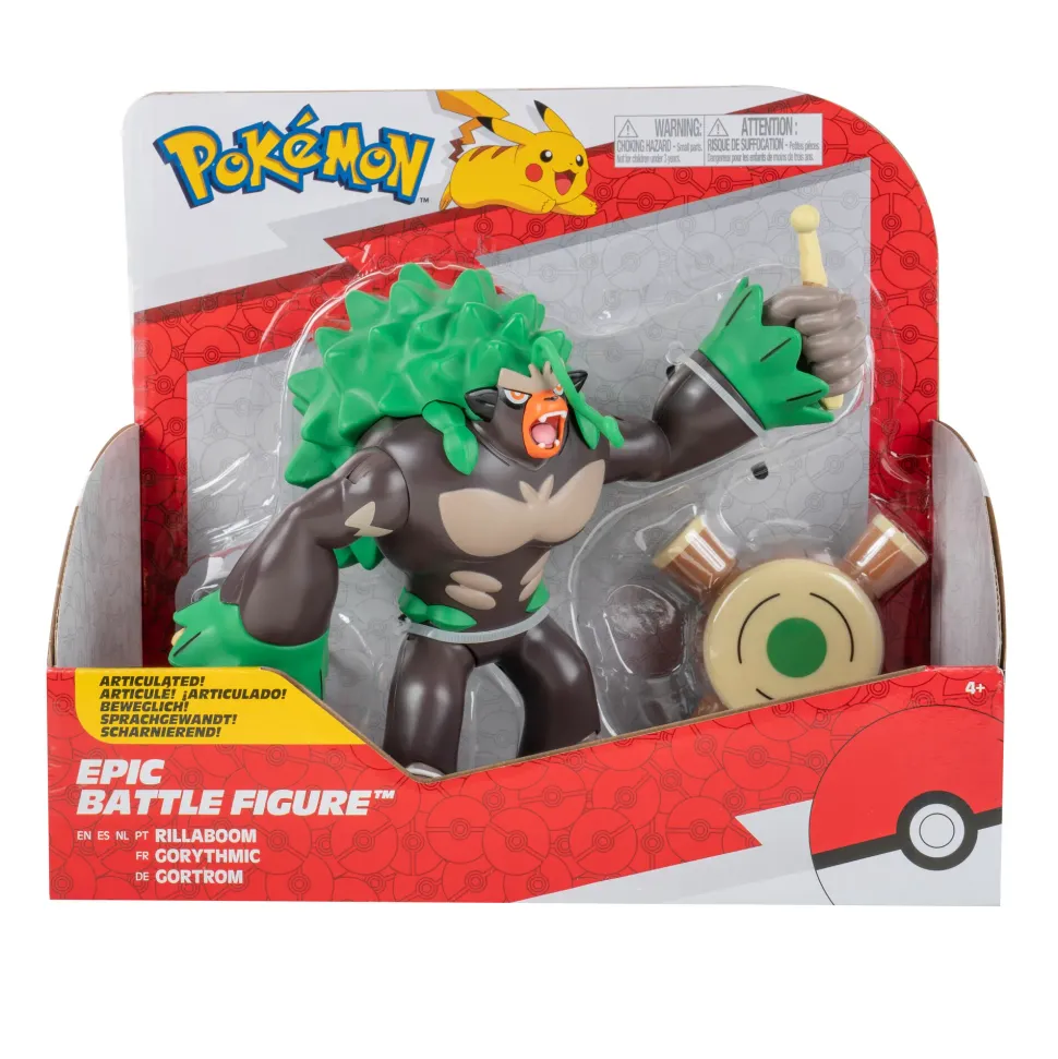 Rillaboom In Versione Gigante Articolato Da 30 Centimetri