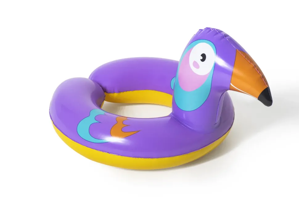 Salvagente Con Testa Animali Buffi Safari, 3-6 Anni, 3 Personaggi Assortiti: Zebra (Cm. 57 51), Tucano (Cm. 57 51), Scimmia (Cm. 45 51)