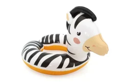 Salvagente Con Testa Animali Buffi Safari, 3-6 Anni, 3 Personaggi Assortiti: Zebra (Cm. 57 51), Tucano (Cm. 57 51), Scimmia (Cm. 45 51)