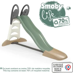 Scivolo Smoby Xl Green Per Bambini Dai 3 Anni Made In France