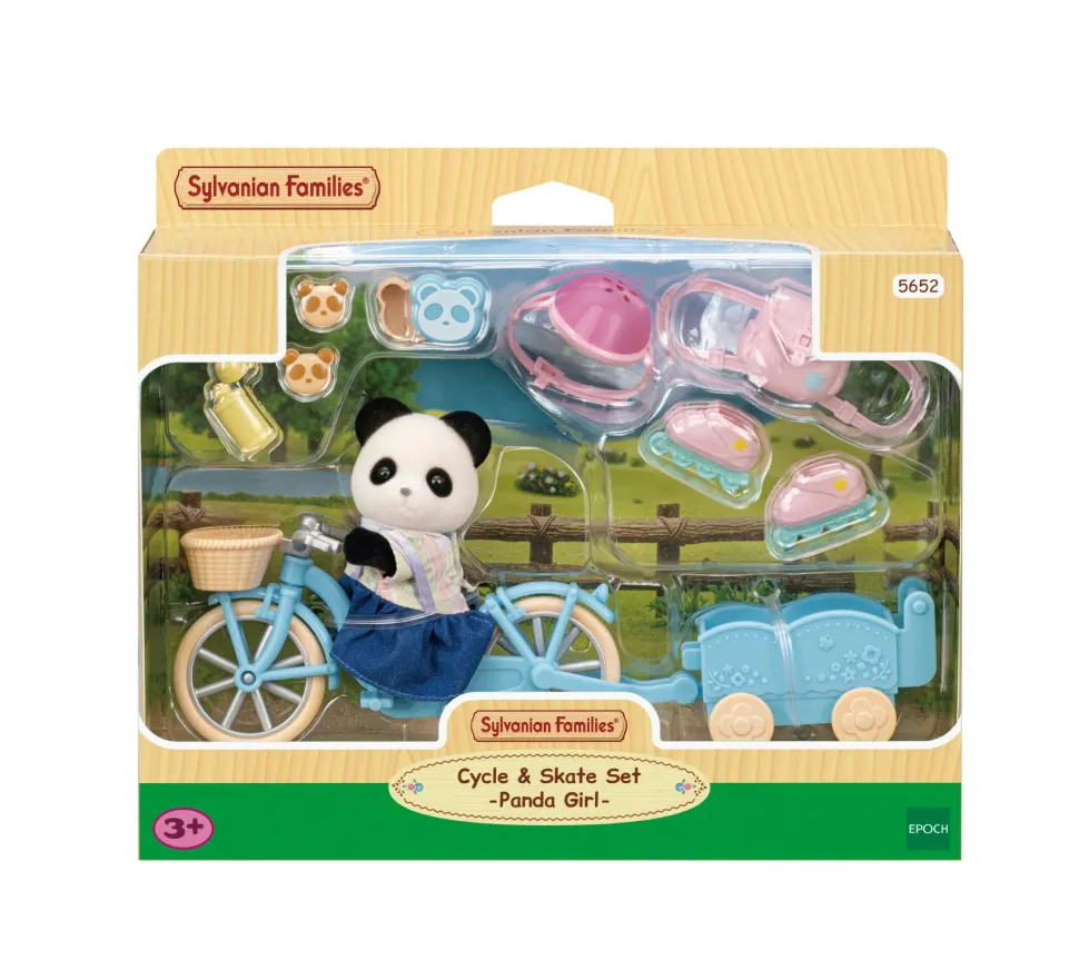Set Bici E Pattini Ragazza Panda Sylvanian Families