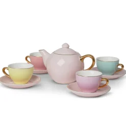 Set Da The Di Ceramica Da 9 Pezzi