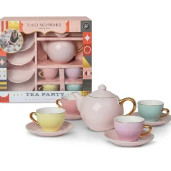 Set Da The Di Ceramica Da 9 Pezzi