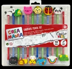 Set Matite Con Gomma