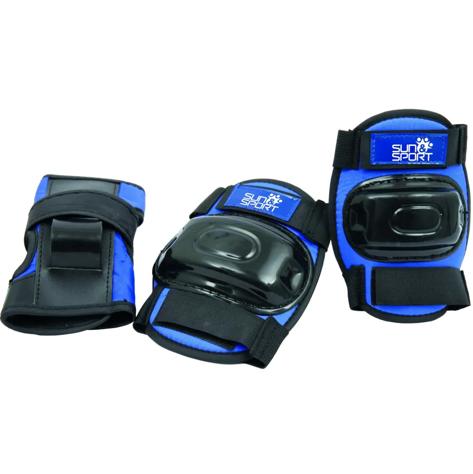 Set Protezioni Per Pattinaggio, Bici E Altre Attivita Sportive Regolabili, Adatti A Bambini Fino A 50 Kg Disponibile In Rosa E Blu