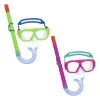 Set Snorkeling Freestyle, 7-14 Anni, 2 Colori Assortiti, Protezione Uv, Lenti In Policarbonato