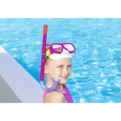 Set Snorkeling Freestyle, 7-14 Anni, 2 Colori Assortiti, Protezione Uv, Lenti In Policarbonato