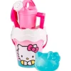 Set Spiaggia Hello Kitty Composto Da Secchiello, Setaccio, Annaffiatoio, Paletta Rastrello E Una Formina