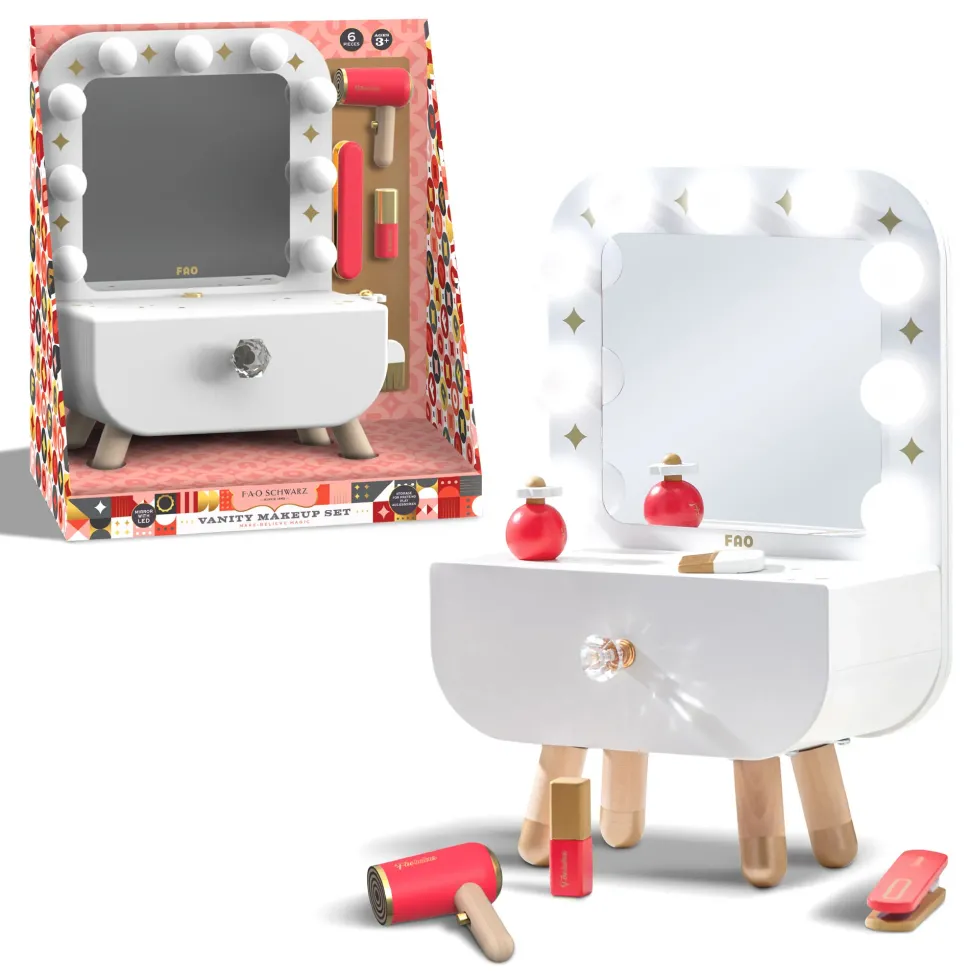 Set Trucco Vanity Make-Believe Magic Mirror