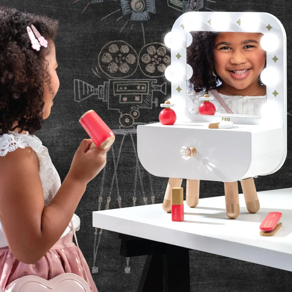 Set Trucco Vanity Make-Believe Magic Mirror