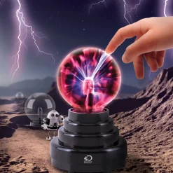 Sfera Al Plasma Con Raggi Luminosi