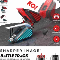 Sharper Image Pack Con Due Carri Armati Radiocomandati Battle Track