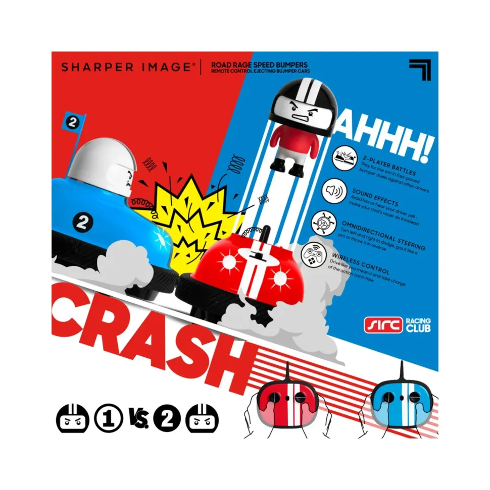 Sharper Image Pack Con Due Macchine Radiocomandate Speed Bumper