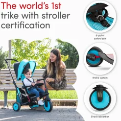 Smartrike Str3 Folding 6 In 1 Blu
