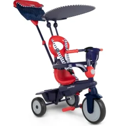 Smartrike Vanilla 4 In 1 Triciclo Per Bambini Dai 15 Mesi Con Maniglione Direzionale Touch Steering E Equipaggiamento Di Sicurezza Blu Navy