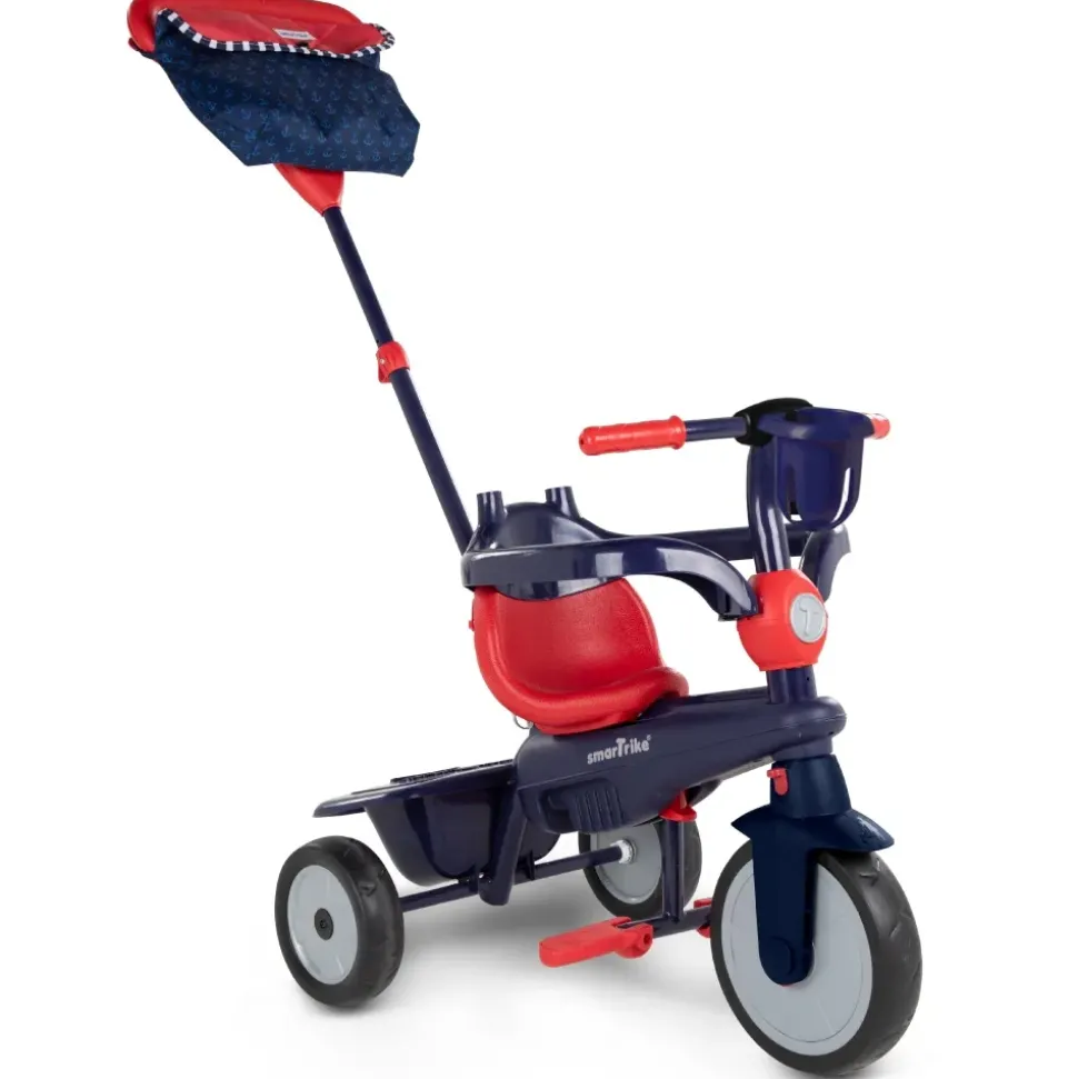 Smartrike Vanilla 4 In 1 Triciclo Per Bambini Dai 15 Mesi Con Maniglione Direzionale Touch Steering E Equipaggiamento Di Sicurezza Blu Navy