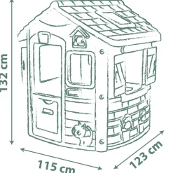 Smoby Green Casetta Jura Lodge Con Materiali Riciclato