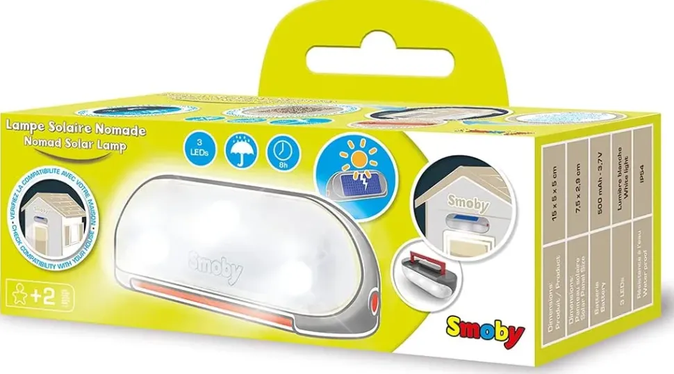 Smoby Lampada Solare Portatile, + 2 Anni, 7600810910