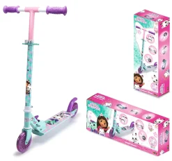 Smoby Monopattino 2 Ruote Di Gabby'S Dollhouse Con Manubrio Regolabile
