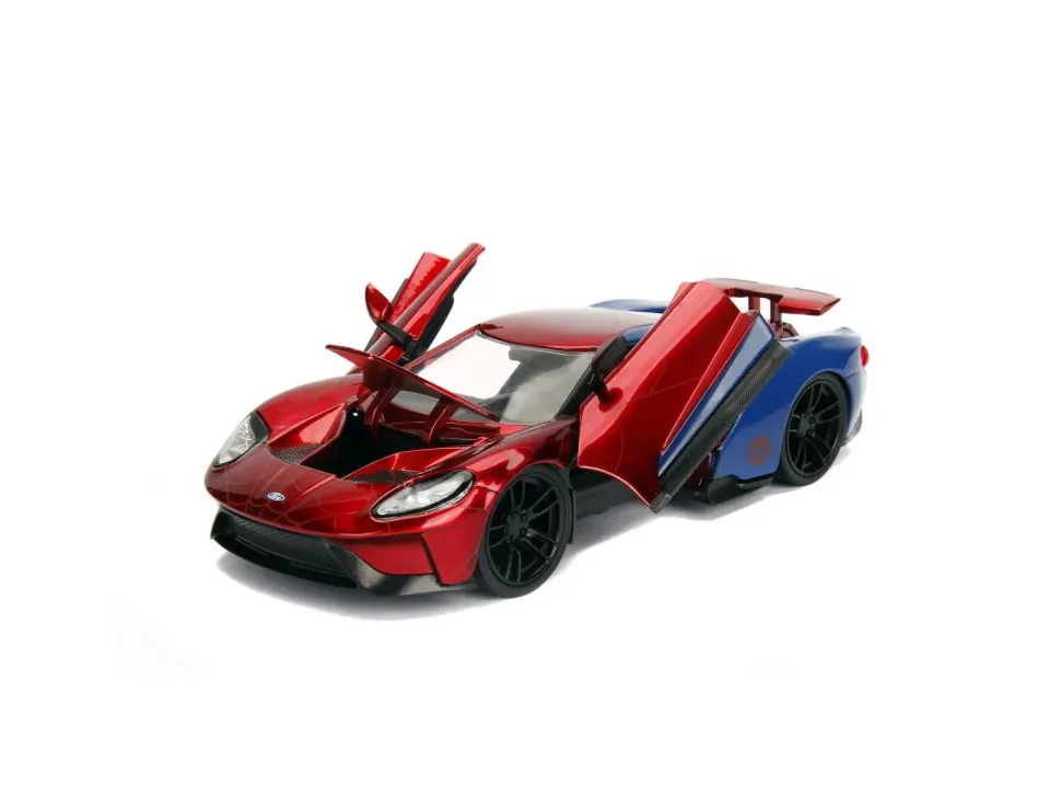 Spider-Man Ford Gt 1:24 Die-Cast Con Personaggio