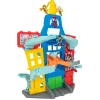 Spidey City Playset Con 2 Veicoli Esclusivi. Una Pista Con Doppio Tracciato, Diversi Meccanismi Di Gioco E Con Due Veicoli Diecast Inclusi